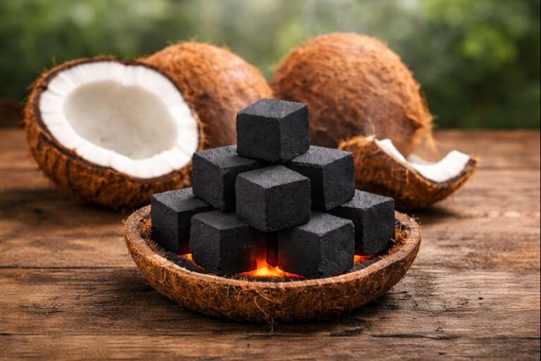 coconut shell charcoal briquettes